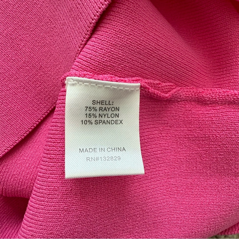 NEW Superdown Revolve Dymond Open Back Dress Hot Pink Size Large‎ Bodycon - Picture 6 of 11